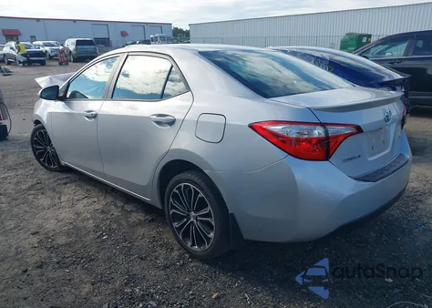 2015 Toyota Corolla S Plus z USA, uszkodzony, nr VIN 2T1BURHE8FC279231